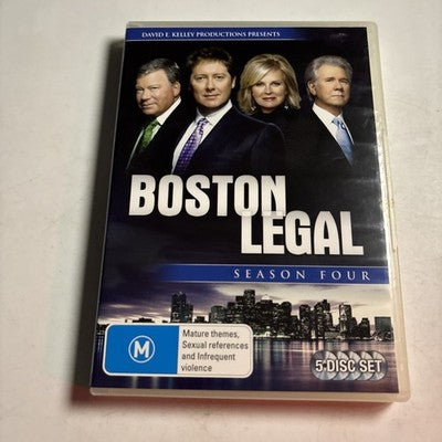 Boston Legal : Season 4 (DVD, 2006) Region 4