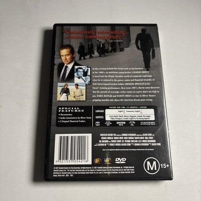 Wall Street - Special Edition (DVD, 1987) Charlie Sheen, Michael Douglas Region4