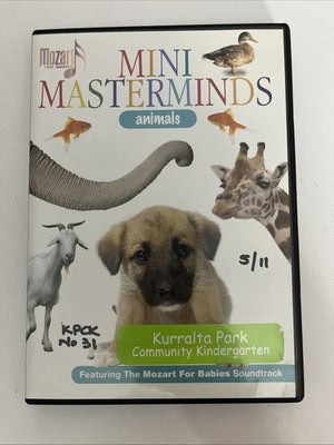 Mozart Mini Masterminds Animals (DVD) Early Learning Education All Regions