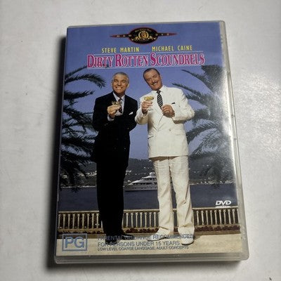 Dirty Rotten Scoundrels (DVD, 1988) Steve Martin, Michael Caine Region 4