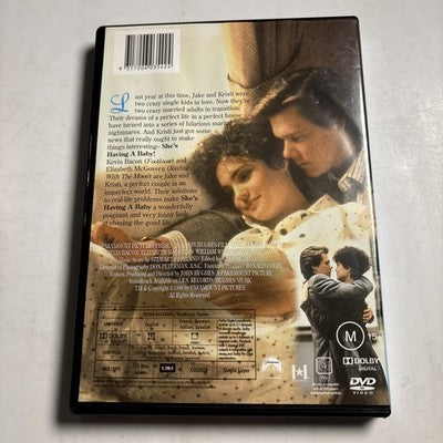 She's Having A Baby (DVD, 1988) Kevin Bacon, Elizabeth McGovern, Region 4