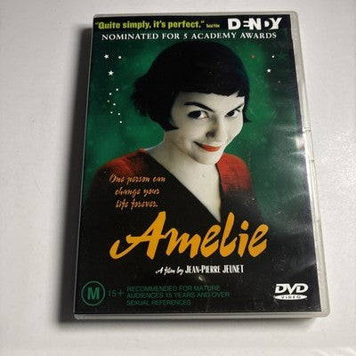 Amelie (DVD, 2001) Audrey Tautou, Mathieu Kassovitz, Region 4 NEW