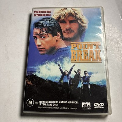 Point Break (DVD, 1991). Keanu Reeves, Patrick Swayze Region 4