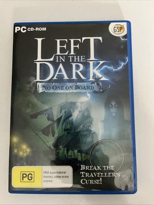 Left In The Dark: No One On Board  PC Windows CD-ROM Hidden Object Game