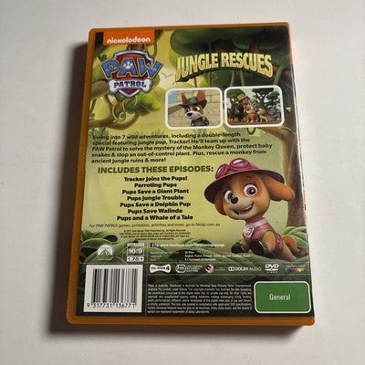 Paw Patrol - Jungle Rescues (DVD, 2017) Region 4
