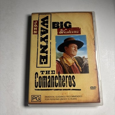The Comancheros (DVD 1961) John Wayne, Stuart Whitman, Lee Marvin Region 4 NEW