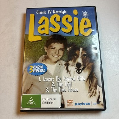 Lassie - 3 Classic TV Episodes - DVD 1956 Region All - NEW