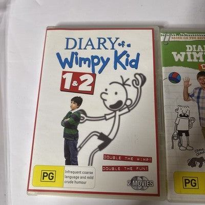 Diary of a Wimpy Kid 1, 2, 3 (DVD, 3-Disc) Region 4