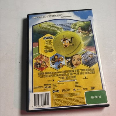 Bee Movie (DVD, 2007) Renee Zellweger, Jerry Seinfeld, Larry King Region 4