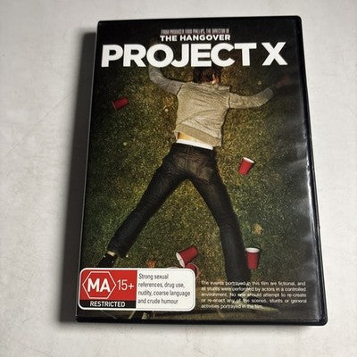 Project X (DVD, 2012) Rick Shapiro, Kirby Bliss Blanton, Region 4 NEW