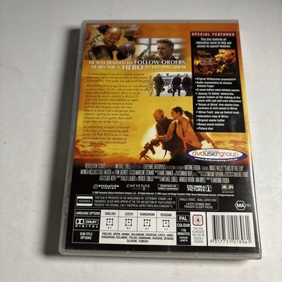 Tears of the Sun (DVD, 2003) Bruce Willis Region 4