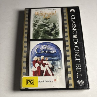 It's A Wonderful Life / White Christmas (DVD, 1954) Region 4 *New Sealed*