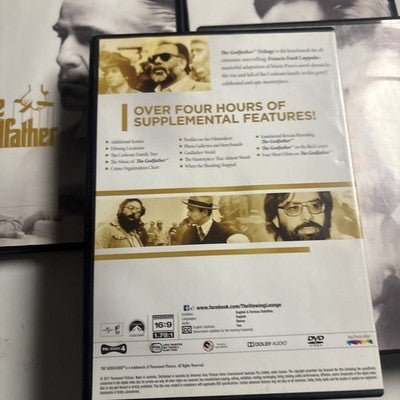 The Godfather 1,2,3 Trilogy (DVD, 2017) Region 4