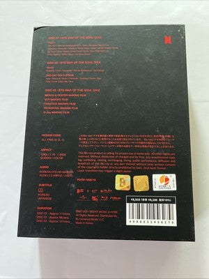 BTS – Map Of The Soul ON:E (Blu-ray, 2021, 3-Disc) Japan Kpop All RegionsBTD0042