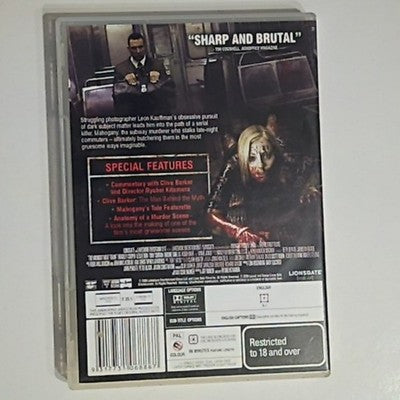 The Midnight Meat Train (DVD, 2008) Bradley Cooper, Brooke Shields Region 4
