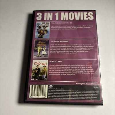 Till The Clouds Roll By / The Royal Wedding / Road To Bali DVD All Regions