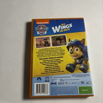 Paw Patrol - All Wings on Deck (DVD, 2016) Region 4