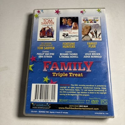Tom Sawyer / Fortune Hunters / Family Plan DVD All Regions