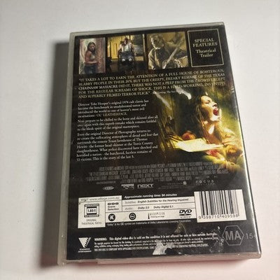 Texas Chainsaw Massacre (DVD, 2003) Jessica Biel, Eric Balfour, Region 4