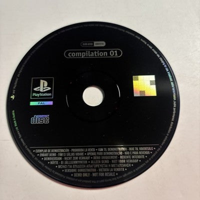 Sony Playstation 1 Compilation 01 Demo Disc PAL SLED-02310