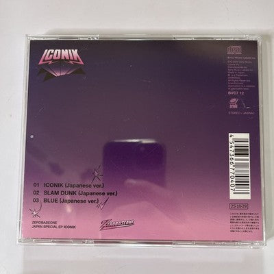 Zerobaseone – ICONIK (Japan Special EP) (CD, 2025) Japan Obi K-Pop BVC712