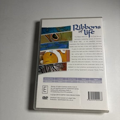 Ribbons Of Life (DVD, 2005) Great Barrier Reef All Regions NEW