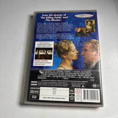 Vatel (DVD, 2000) Gerard Depardieu, Uma Thurman Region 4