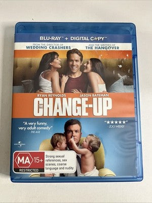 The Change-Up (Blu-ray, 2011) Jason Bateman, Ryan Reynolds  Region B