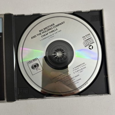 Big Brother & The Holding Company – Cheap Thrills (CD, 1987) US CK 9700