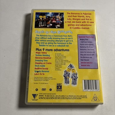 Bananas in Pyjamas - Rock-A-Bye Bananas (DVD, 1999) Region 4