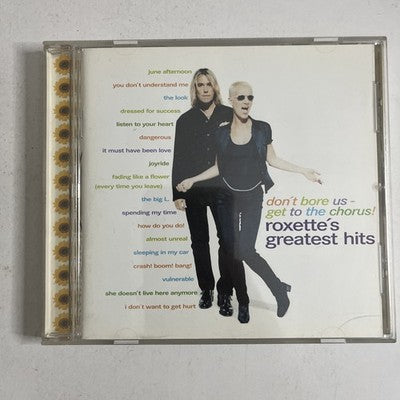 Roxette – Don't Bore Us  Get To The Chorus! (Roxette's Greatest Hits) (CD, 1995)