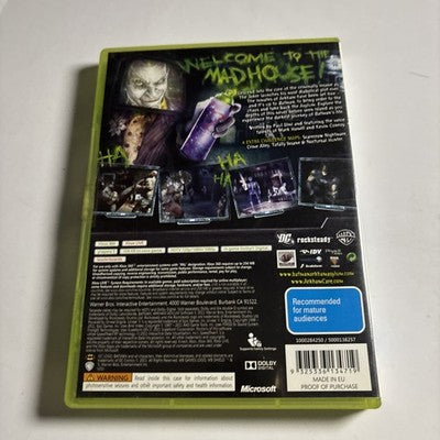 Batman Arkham Asylum : Game Of The Year Edition - Xbox 360 PAL Game With Manual