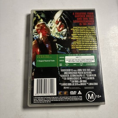 Predator (DVD, 1987) Arnold Schwarzenegger Region 4
