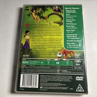 The Jungle Book 2 (DVD 2002) John Goodman, Connor Funk, Bob Jole Disney Region 4