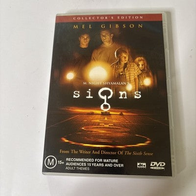 Signs (DVD, 2002) Mel Gibson Region 4 NEW
