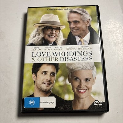 Love, Weddings & Other Disasters (DVD, 2020) Diane Keaton, Jeremy Irons Region 4
