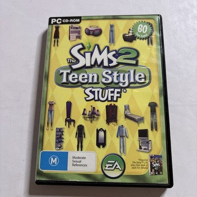 The Sims 2: Teen Style Stuff Expansion (PC, CD-ROM, 2007, EA) - Includes Manual