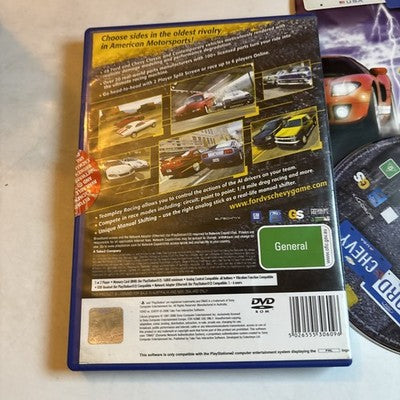 Ford vs Chevy PlayStation 2 (PS2) Game - Complete With Manual PAL