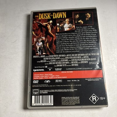From Dusk Till Dawn (Special Edition, DVD, 1995) George Clooney, Region 4
