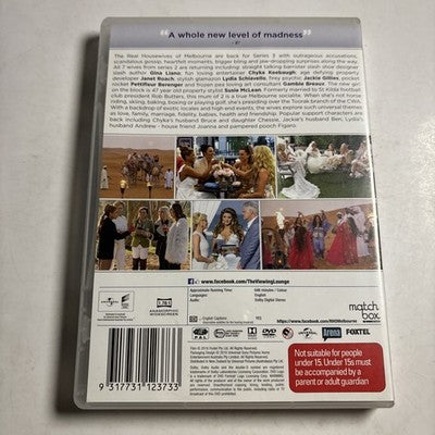 The Real Housewives Of Melbourne : Season 3 (DVD, 2016) Region 4,2