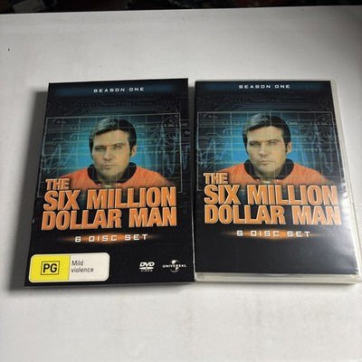 Six Million Dollar Man : Season 1 (DVD, 1974) Region 4,2