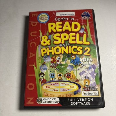 Learn To Read & Spell With Phonics 2: Ages 5-8 PC/Mac CDROM