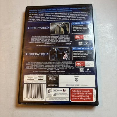 Underworld / Underworld Evolution (DVD, 2003) Kate Beckinsale Region 4