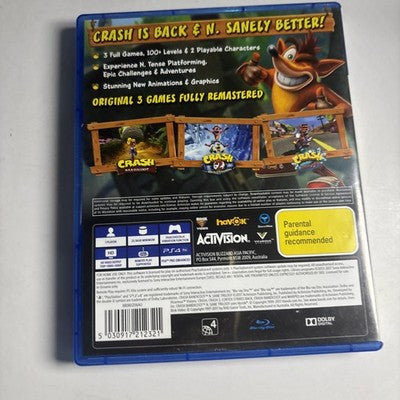 Crash Bandicoot N. Sane Trilogy Sony PS4 / PlayStation 4