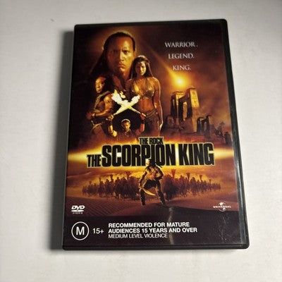 The Scorpion King (DVD, 2002) Dwayne Johnson Region 4 NEW
