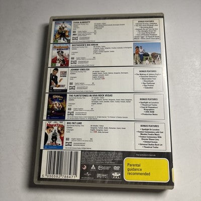 Evan Almighty, Beethoven's Big Break, Johnny English, Flintstones, Big Fat DVD