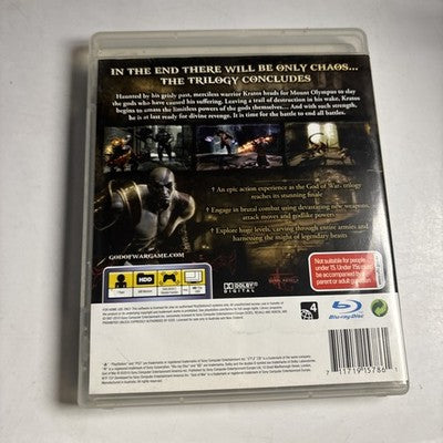 God Of War III 3 PS3 PlayStation 3