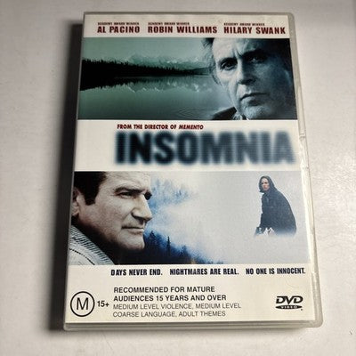 Insomnia (DVD, 2002) Al Pacino Region 4