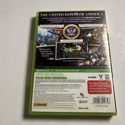 Saints Row IV Microsoft Xbox 360 PAL