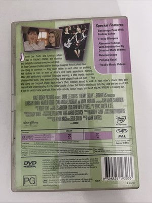 Freaky Friday (DVD, 2003) Jamie Lee Curtis, Lindsay Lohan Region 4